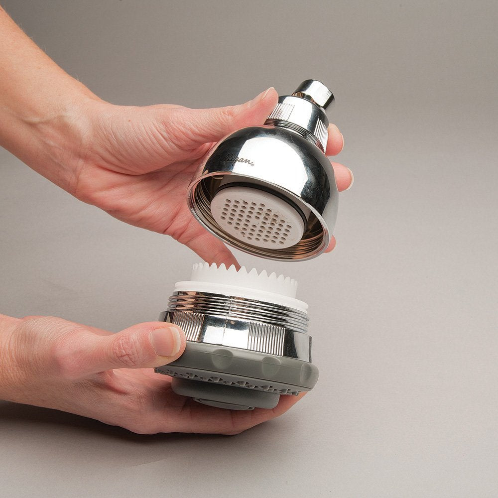 Wall Mounted Filtered Showerhead With Massage And 10000 Gallon Capacity