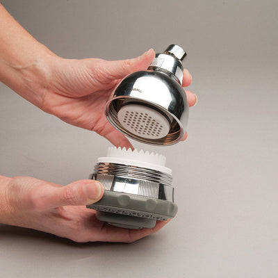 Wall Mounted Filtered Showerhead With Massage And 10000 Gallon Capacity
