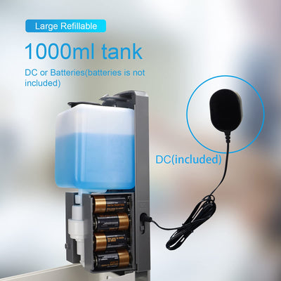 Automatic Foaming Hand Soap Dispenser Wall Mount Motion Sensor Foam