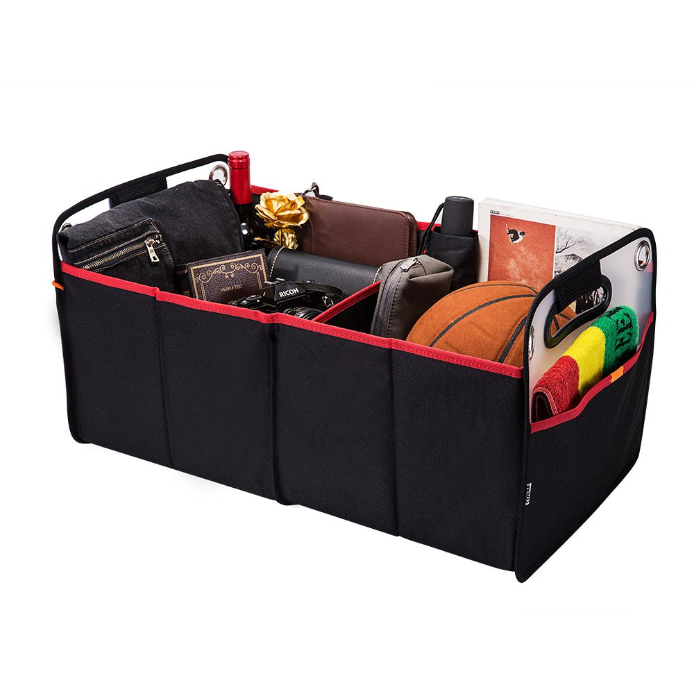 Car Trunk Organizer Portable Collapsible Storage For Grocery Cargo