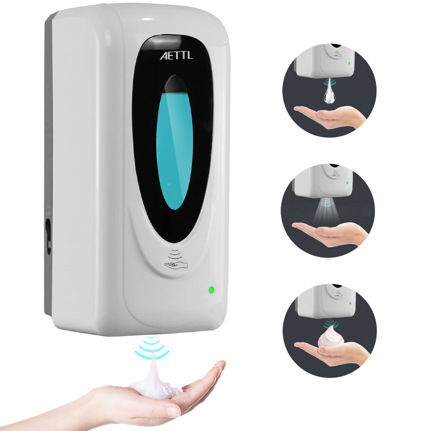 Automatic Foaming Hand Soap Dispenser Wall Mount Motion Sensor Foam