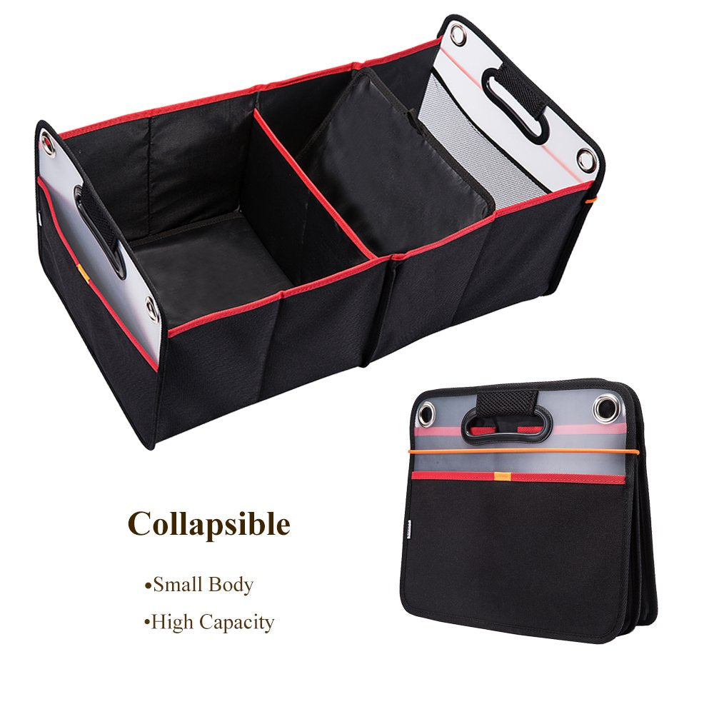 Car Trunk Organizer Portable Collapsible Storage For Grocery Cargo