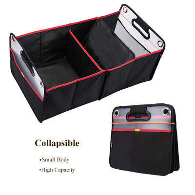 Car Trunk Organizer Portable Collapsible Storage For Grocery Cargo