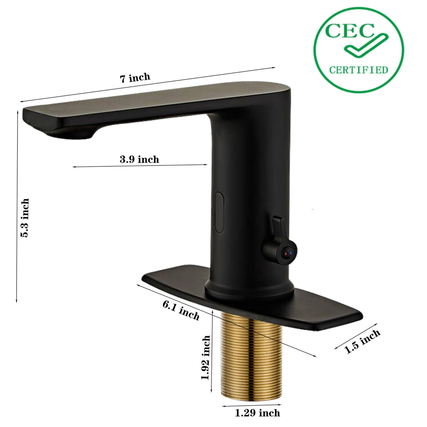 Automatic Bathroom Faucet Touchless Motion Sensor Modern Grifo