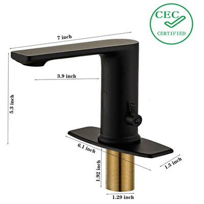 Automatic Bathroom Faucet Touchless Motion Sensor Modern Grifo