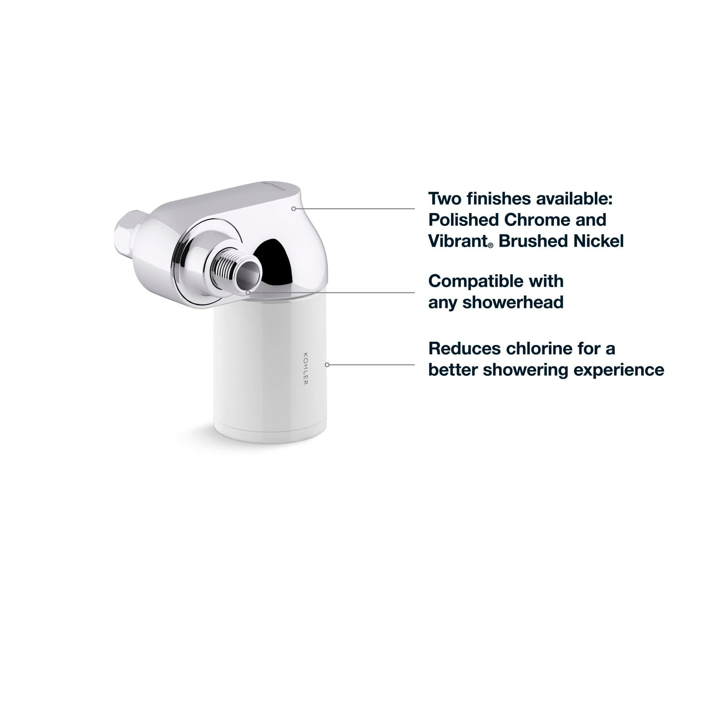 Shower Head Filtration System Attachment For Most Existing Showers