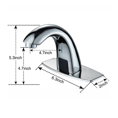 Automatic Sensor Touchless Bathroom Sink Faucet For Commercial Use