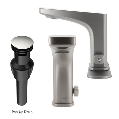 Touchless Bathroom Sink Faucet With Hands Free Touch Activation