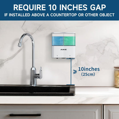Double Automatic Soap Dispenser Wall Mount With Two Chambers