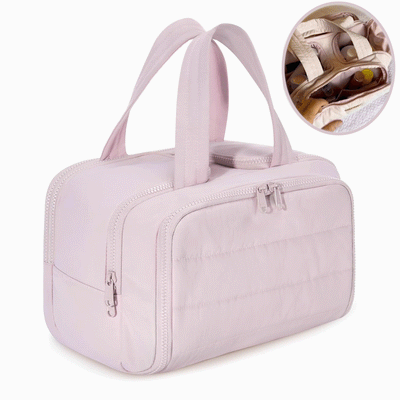 Large Travel Makeup Bag Wide Open Spacious Duffel Bag