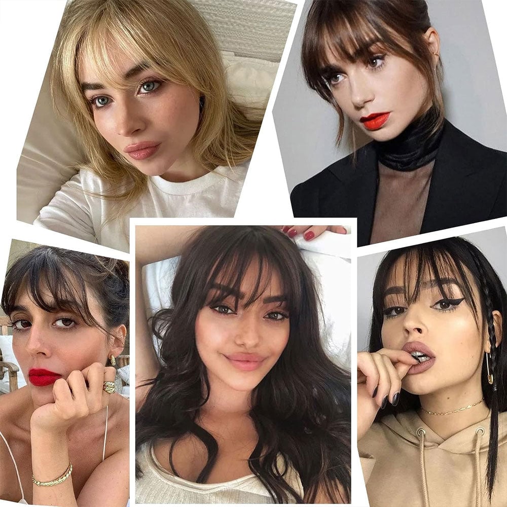 Clip In Bangs Hair Extensions Easy Stylish Natural Look