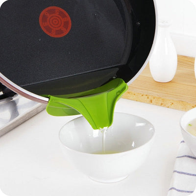 Silicone Soup Funnel For Easy Pouring Kitchen Tool