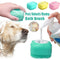 Silicone Dog Grooming Brush Bath Massage Gloves Shampoo Dispenser