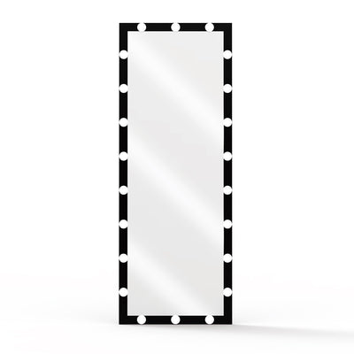 Illuminated Full-body Makeup Mirror With Touchscreen And Three Color Modes