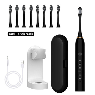 Portable Sonic Electric Toothbrush For Adults With Powerful Cleaning