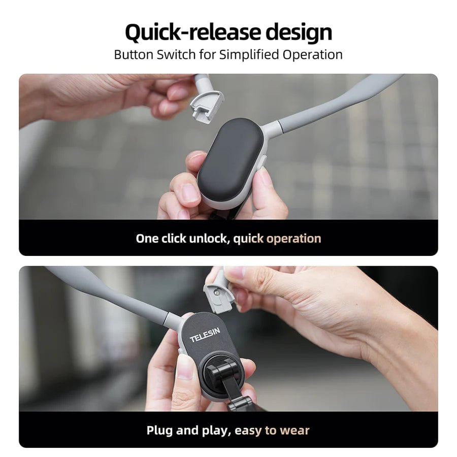 Magnetic Neck Mount For Phones Hands Free Convenient Holder