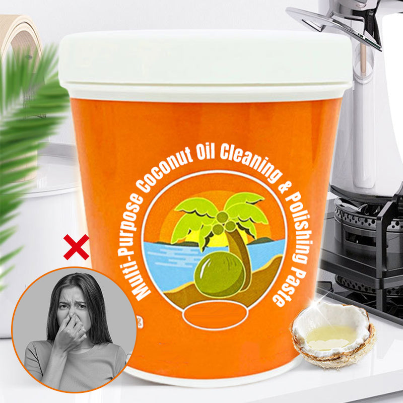 Multi-Purpose Coconut Oil Cleaning Paste For Polishing And Care