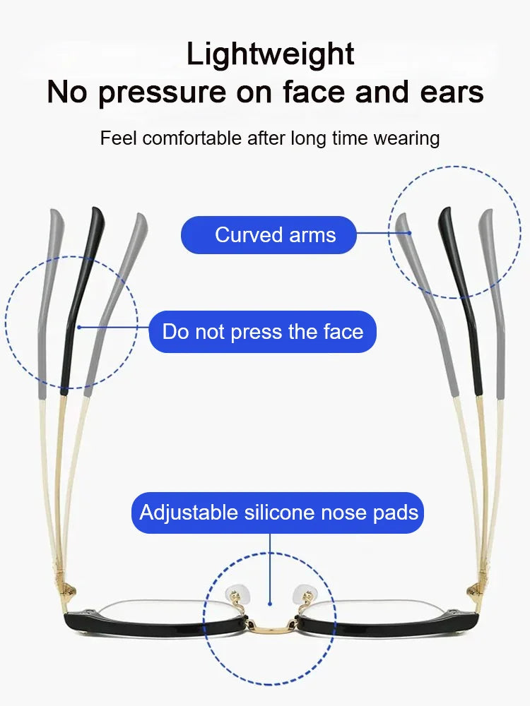Ultra Light Anti Blue Presbyopic Glasses For Comfortable Vision