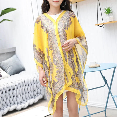 French Style Lightweight Sun Protection Shawl For Women