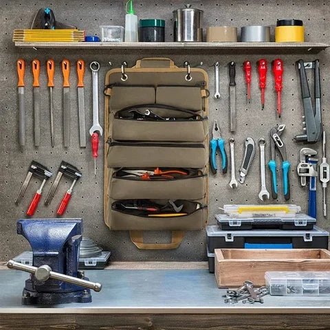 Durable Tool Roll Bag Organizer For Portable Tool Storage