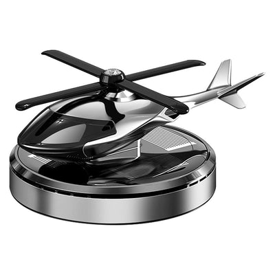 Metal Solar Helicopter Car Air Freshener For Vehicle Interior Decor