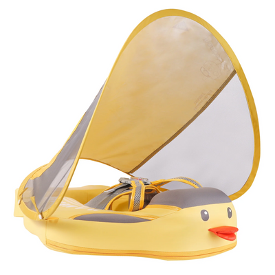 Baby Pool Float With Sun Canopy For Infant Safety And Comfort