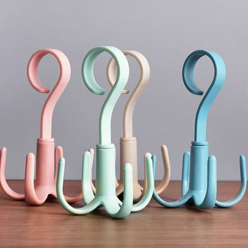 Thickened Durable Rotating Four-Claw Hook For Secure Hanging