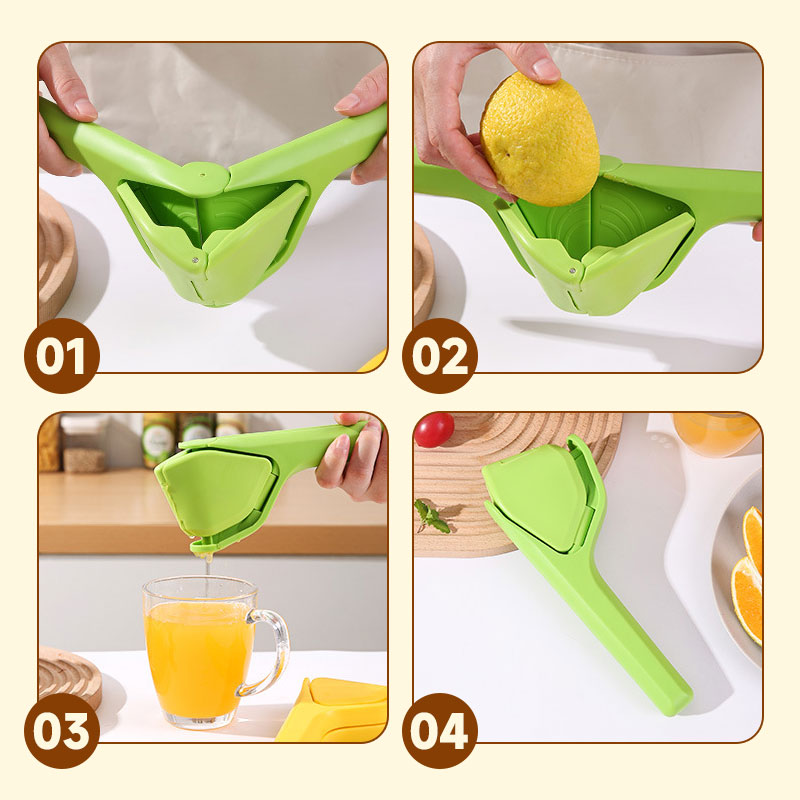Manual Folding Juicer Portable Compact Handheld Citrus Press