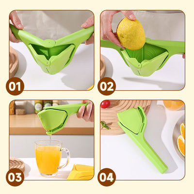 Manual Folding Juicer Portable Compact Handheld Citrus Press