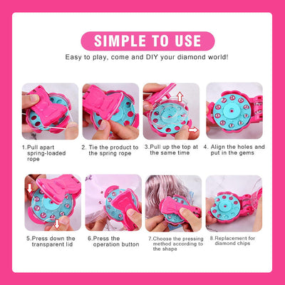 Magic Sparkling Diamond Toy For Kids Interactive Light-Up Fun