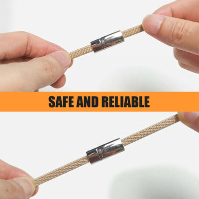 Magnetic Shoelace Buckle Metal Quick Secure Closure