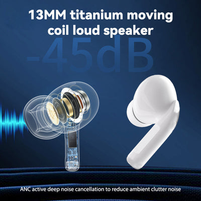 In-ear Bluetooth Earphones With Screen Display And Clear Sound