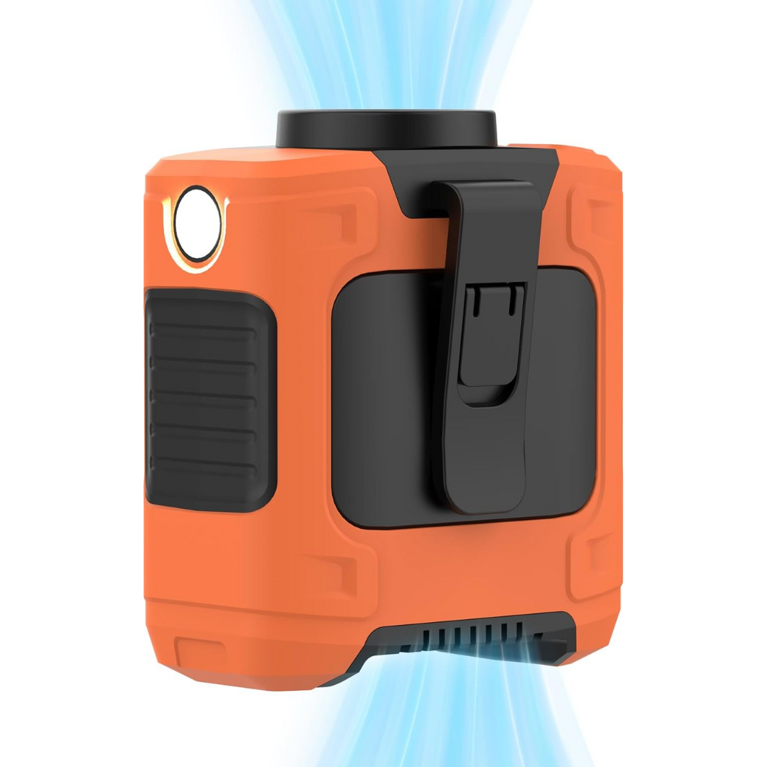 Rechargeable Hands-Free Wearable Waist Fan For Cool Comfort