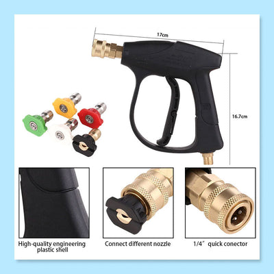Pressure Washer Foam Gun Adapter With PA Foam Pot Attachment