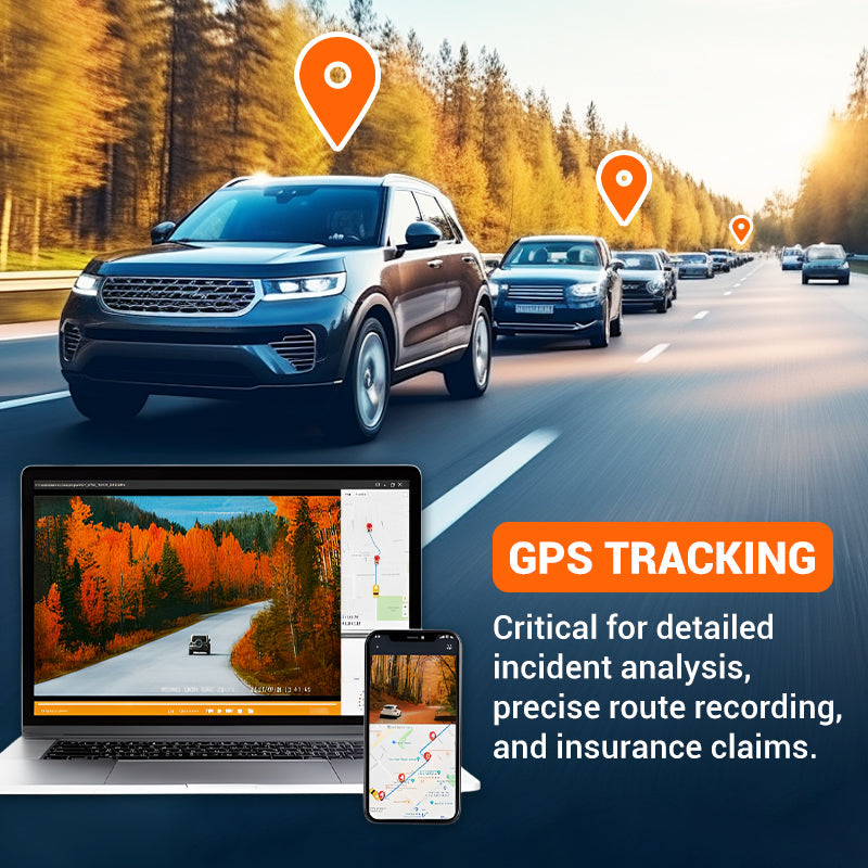 4-Channel FHD Dash Cam Ultra-Wide Angle Driving Safety Recorder