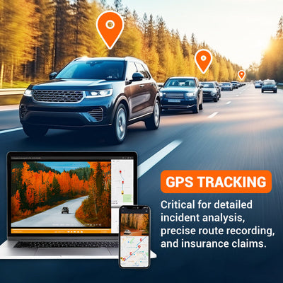4-Channel FHD Dash Cam Ultra-Wide Angle Driving Safety Recorder