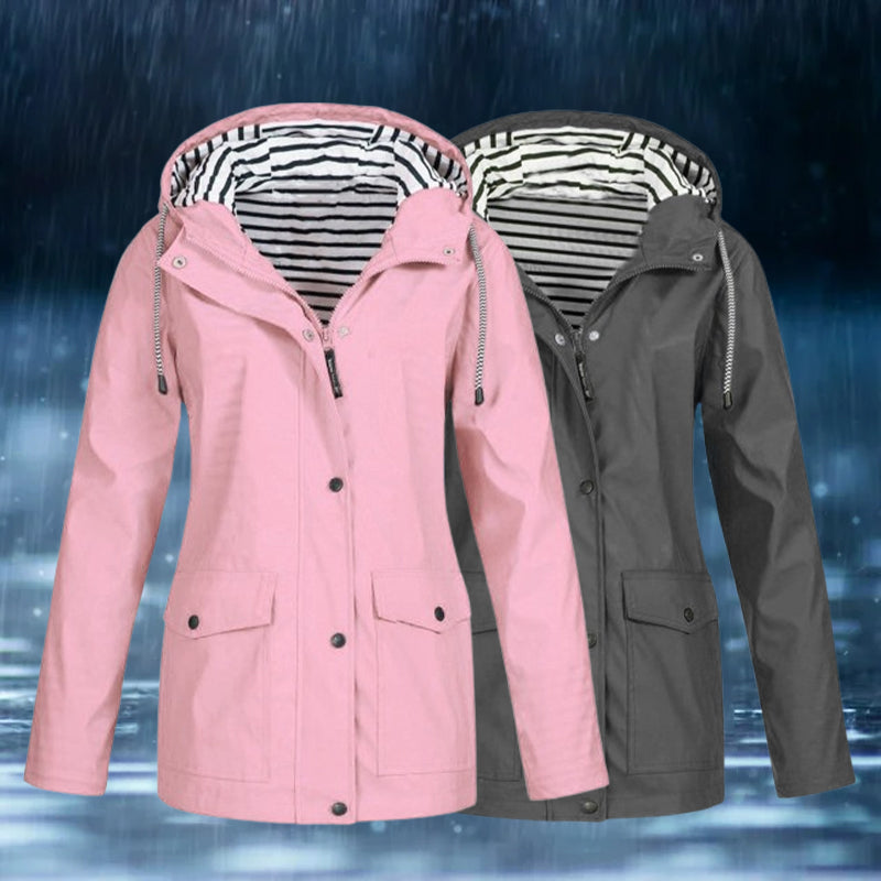 Waterproof And Windproof Jacket Lightweight Outdoor Raincoat For Men Women