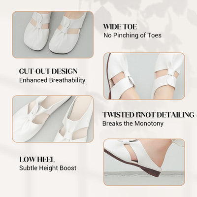 Women's Knot Mules Soft Sole Comfortable Casual Slip-On Shoes