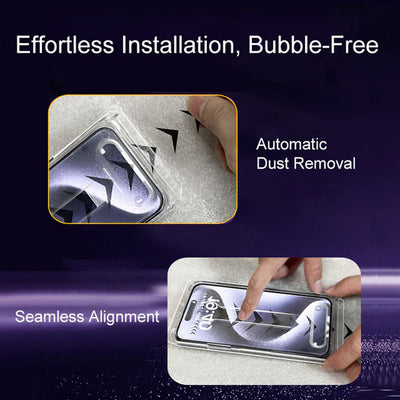 Silk Screen Tempered Screen Protector Dust-Free Clear Film