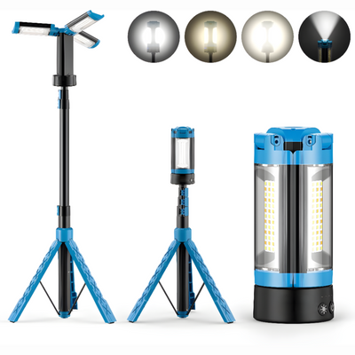 Rechargeable LED Camping Light With Adjustable Stand And Portable Design