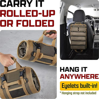 Durable Tool Roll Bag Organizer For Portable Tool Storage