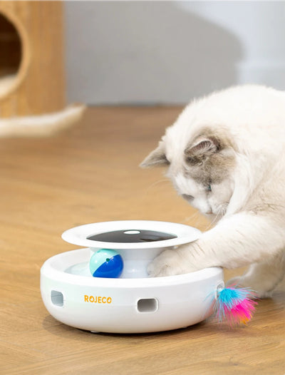 Automatic Cat Toy With Feather And 5 Interactive Play Modes