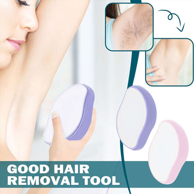 Crystal Hair Eraser Mini Painless Hair Removal Tool For Smooth Skin