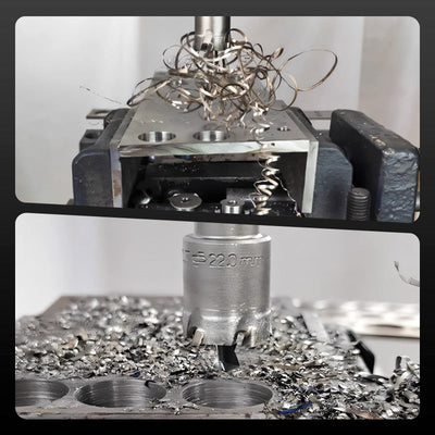 Carbide-Tipped Hole Cutter For Metal Cutting And Drilling Tools