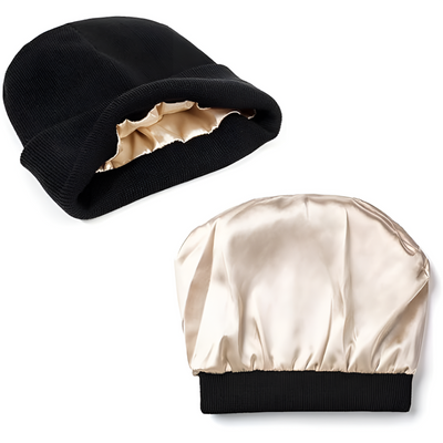 Anti-Frizz Beanie With Comfortable Silk Lining For Smooth Hair