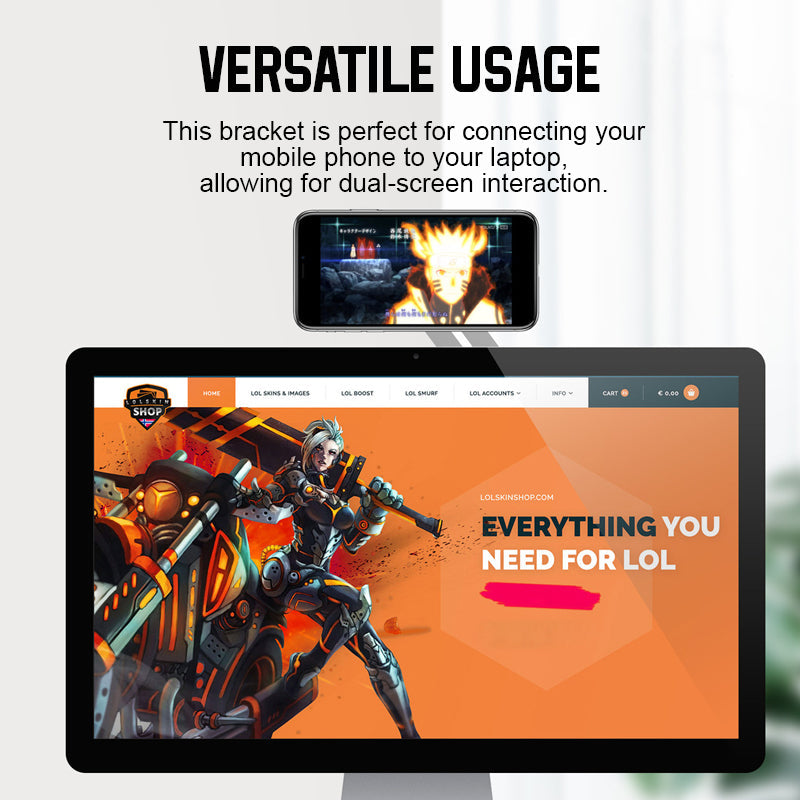 Mobile Phone Laptop Bracket For Computer And Mobile Screen Connection
