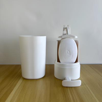 Wall-Mounted Soap Dispenser For Convenient Bar Soap Storage