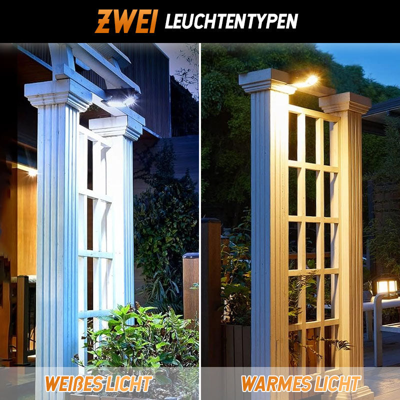 Waterproof Solar Clip Light Outdoor Portable Garden Lamp