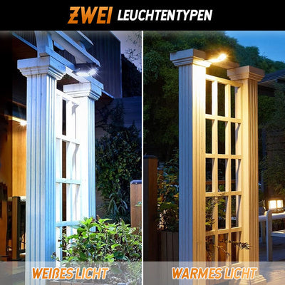 Waterproof Solar Clip Light Outdoor Portable Garden Lamp