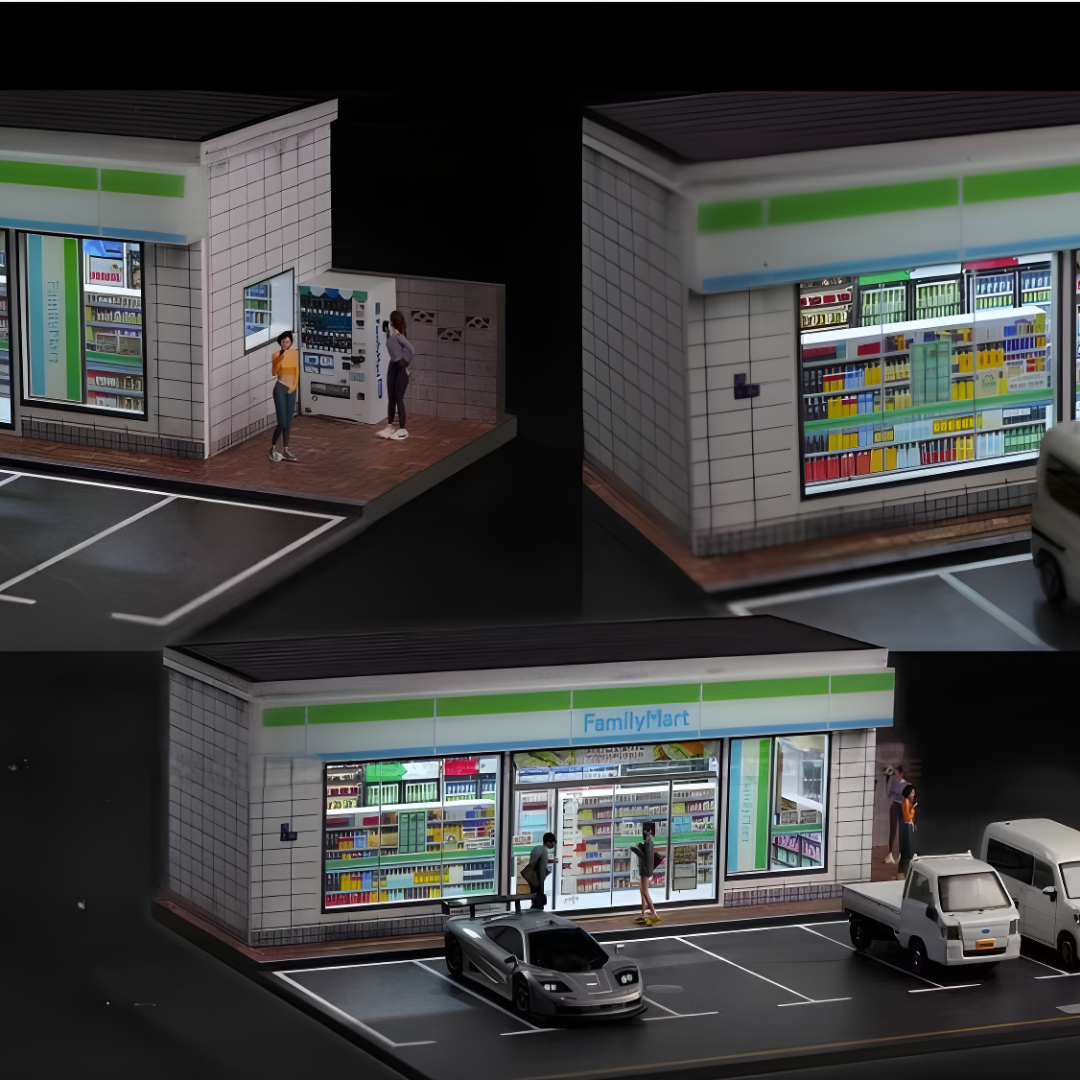 Urban Street Displays For Model Cars 164 Scale Miniature Scenes